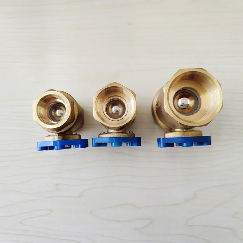 Parte in ottone per gru con valvola DN15(1/2") DN20(3/4") DN25 (1") per sistema di allarme perdite d'acqua WLD-808 WLD-806 WLD-807 WLD-809, WZ800