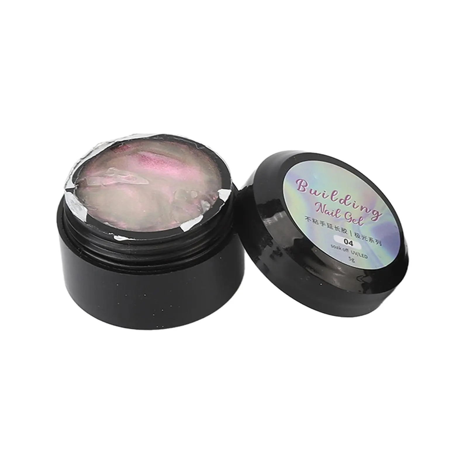 Gel holográfico portátil exclusivo para extensões de unhas, escultura DIY, profissional e segura, ideal para salão doméstico