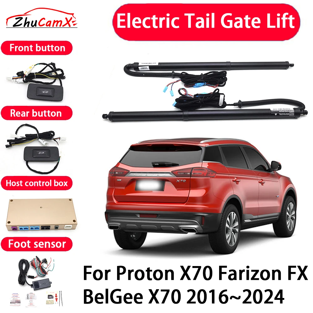 

ZhuCamX Car Automatic Electric Tail Gate Lift Tailgate Assist System for Proton X70 Farizon FX BelGee X70 2016–2024 ﻿