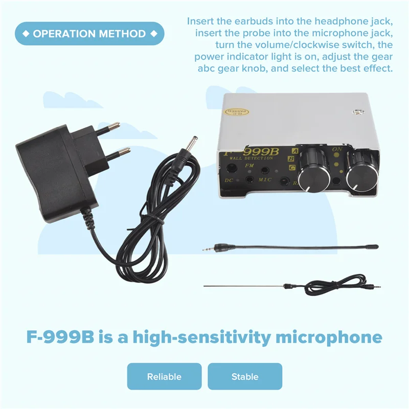 AY14 -F999B تسرب المياه المنزلية الجدار تسرب لاقط تسرب الاتحاد الأوروبي التوصيل