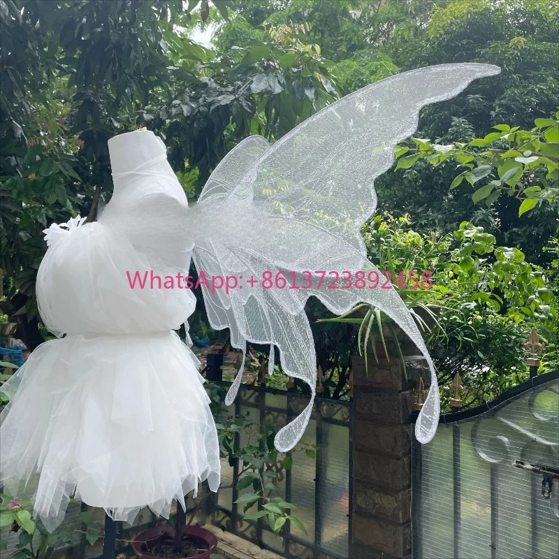 Mori Elf Wings Fantasy Woodland Fairy Wings for Adults Cosplay Costume Halloween Renaissance Faire Dress Up Props