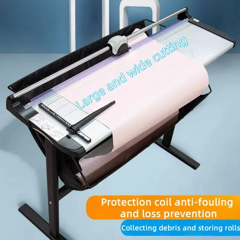 Manual paper cutter large-format rolling cutter paper cutting film roller wide cutting table Trimmer Office Electronic Equipment