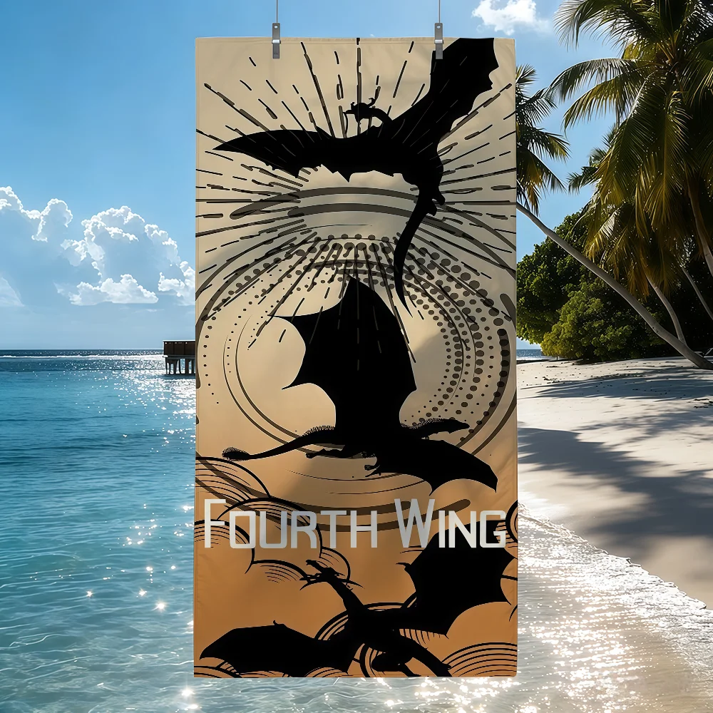 Novel F-fourth wing Towel Drying Bath Towel Applicable To Light Swimming Camping Yoga Beach Out
