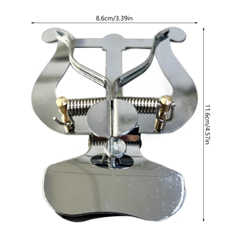 الترومبون الموسيقى كليب Lyre ورقة الموسيقى المشابك على حامل الصفائح المعدنية كليب الموسيقى