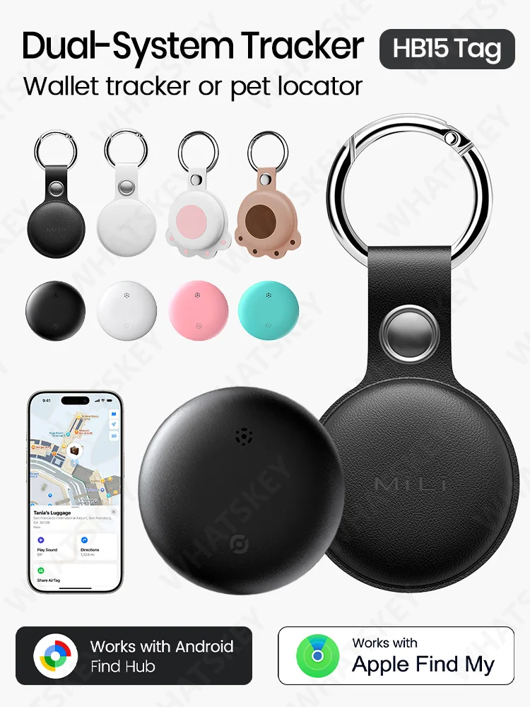 AliExpress Peocke Dual System Google Antilost Tag Gps Tracker Android&IOS Airtag Finder Smart Tag Gps For Pets Bike Bag Tracker Never Lost Things
