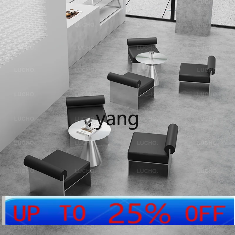 LMM Industrial Style Bar Quiet Bar Rest Area Milk Tea Shop Table and Chair Internet Celebrity