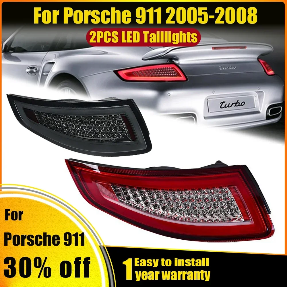 

Car Taillights For Porsche Cayenne 911 Turbo 2005 06 07 08 997.1 Style Rear LED DRL Turn Signal Brake Reverse Fog Lamp Assembly