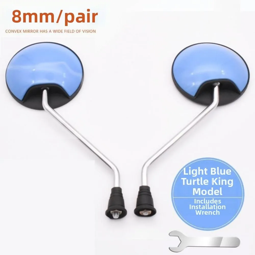 1Pair Universal Electric Scooter Rearview Mirror Black 8mm/10mm Rigth Thread Multistyles Motorcycle Scooter Reflector