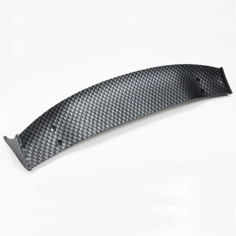 1/10 Scale RC Car Plastic Carbon Fiber Pattern Rear Wing Spolier Drift On Road Touring Model Hobby