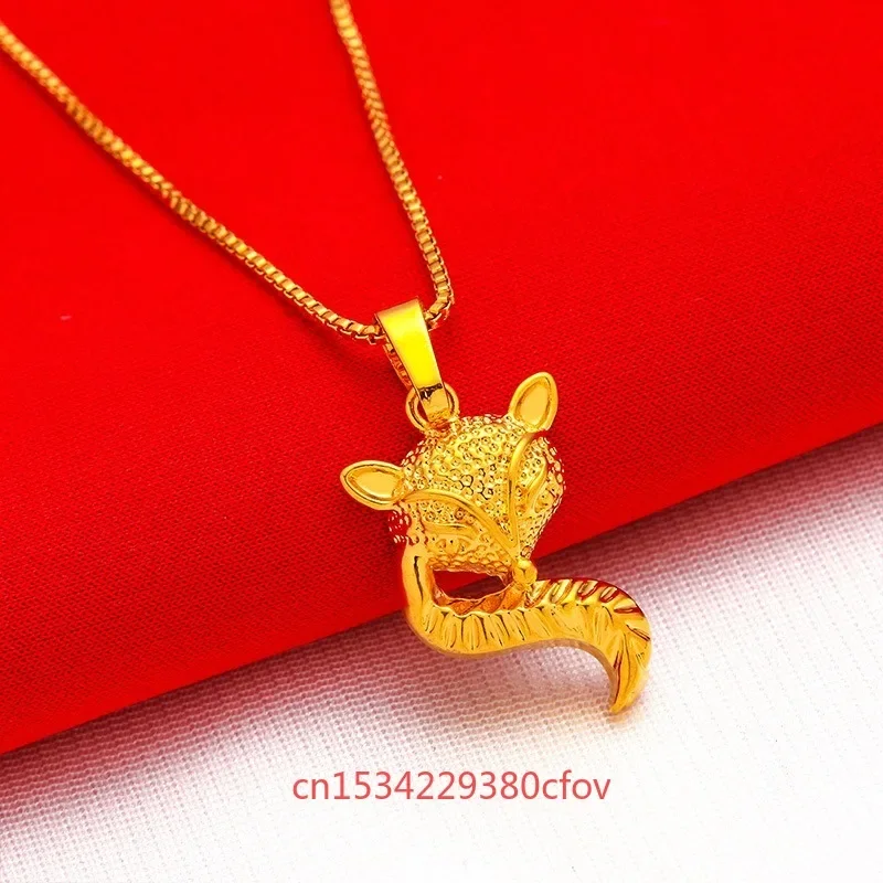 Fashion New Vietnam Sand Gold Love Fox Opening Ring Women Jewelry Gold Plated Ring Wedding Jewelry