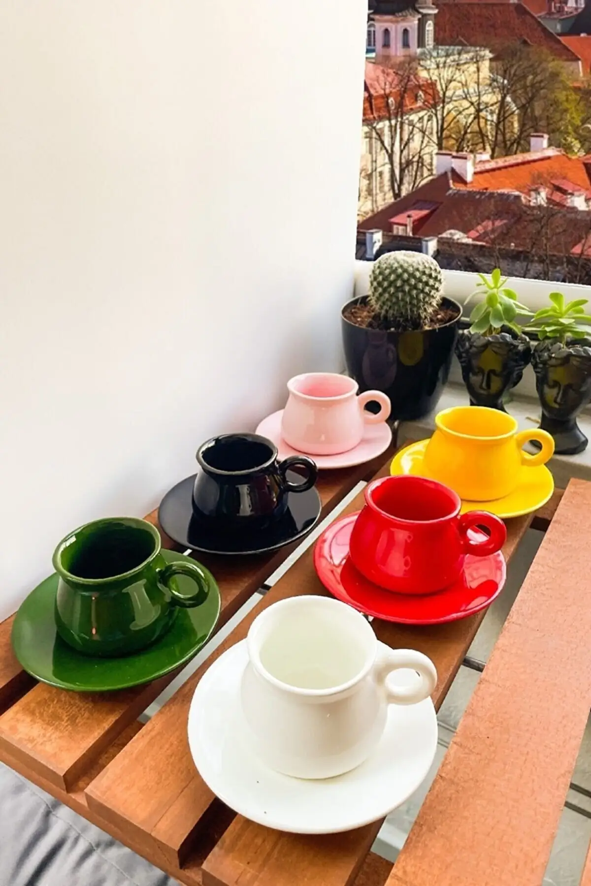 

DOLBOVI 12 piece colored coffee cup set