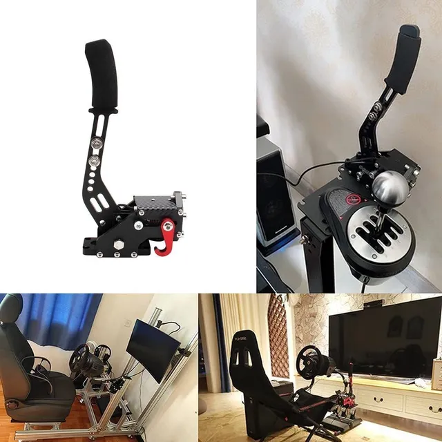 USB Handbrake SIM For G25/27/29 T300 T500 PC Racing Games Fanatecosw Dirt Rally Hand Brake System Red Black Blue HB-1009 6 USB Handbrake SIM For G25/27/29 T300 T500 PC Racing Games Fanatecosw Dirt Rally Hand Brake System Red Black Blue HB-1009 6