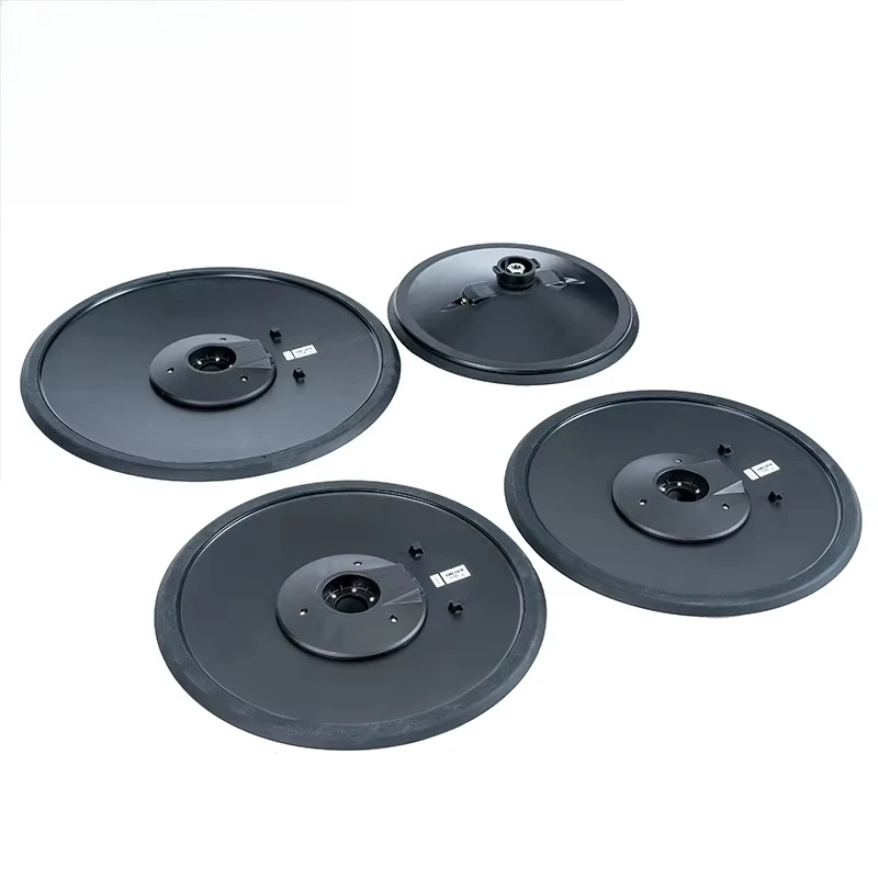 14/17/17/20 Professional Silicone E-Cymbal Set-Black Gong Cymbals Choke | Controller Included| Compatible