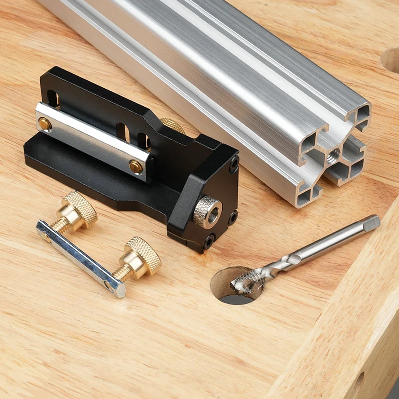 

1 Set DIY Furniture Position Tapping Tap Aluminum For Manual 20/30/40 Aluminum Profile Tapping Assistant