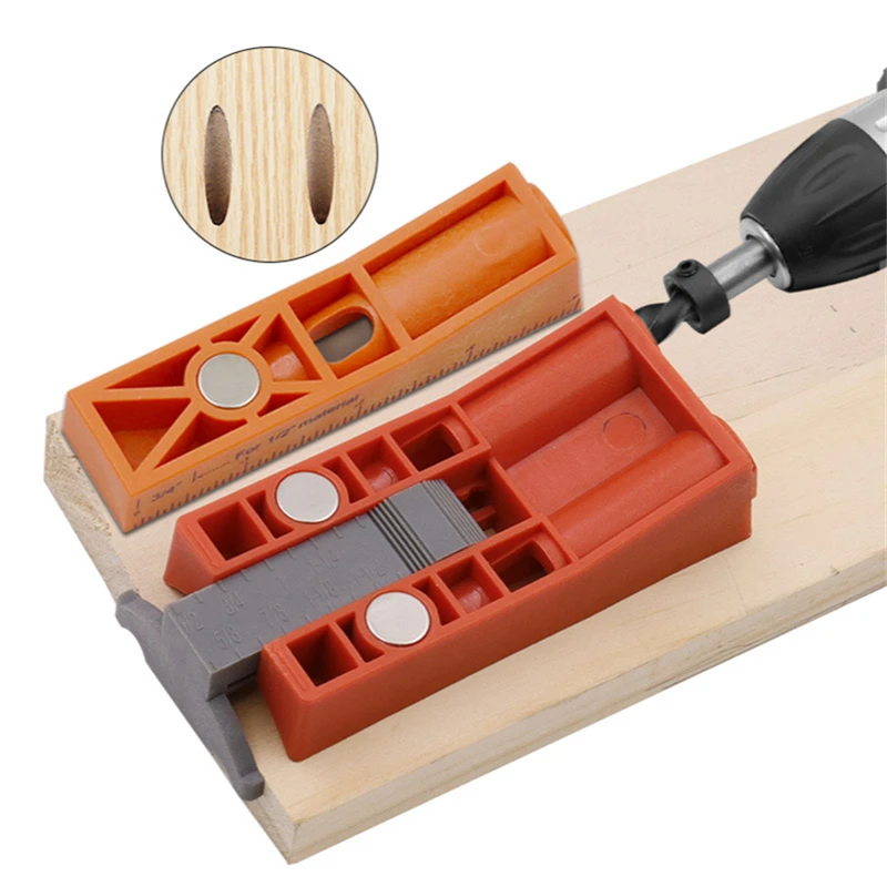 Hole Drilling Positioning Woodworking Punch Locator Guide Angle Drill Bit Tool Positioner Jig Oblique Hole Holder Kit