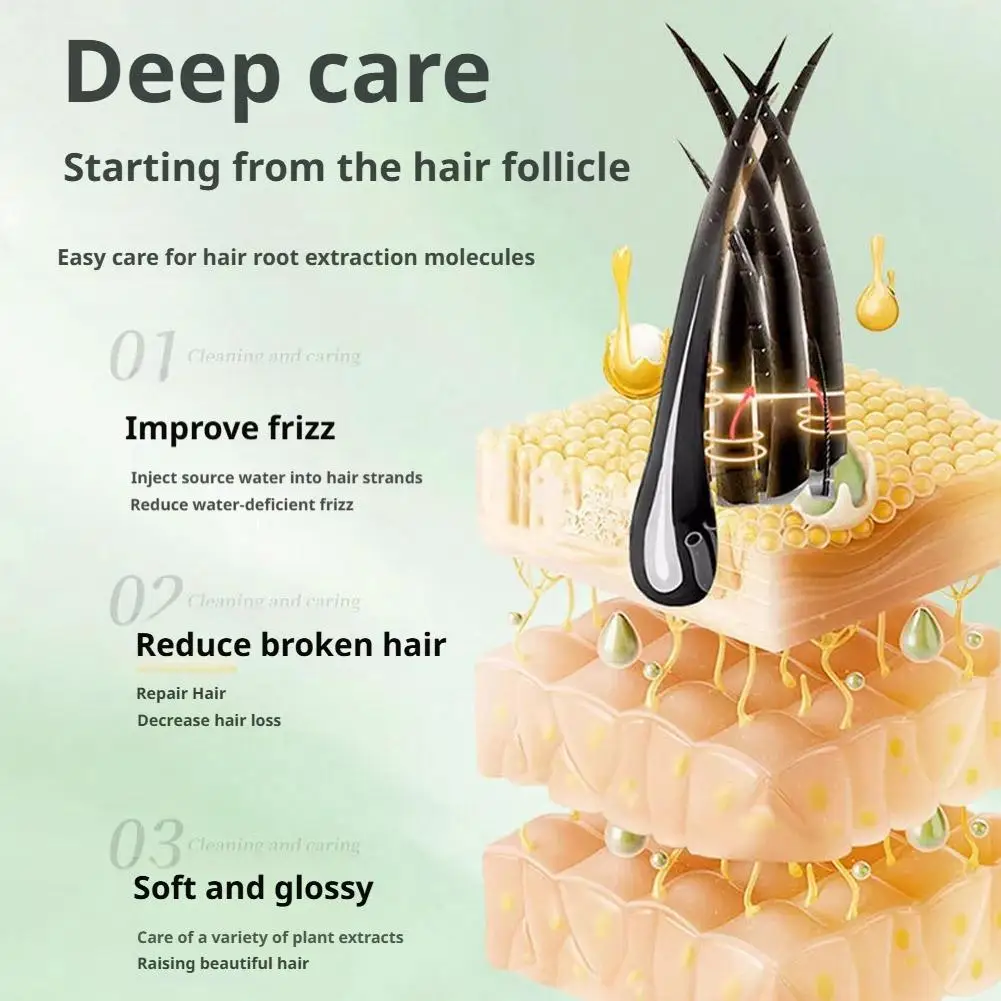 100g Herbal Extracts Arborvitae Leaf and Usmal Grass Shampoo Bar Cleaning, Oil Control, Thickening Hair Shampoo Bar