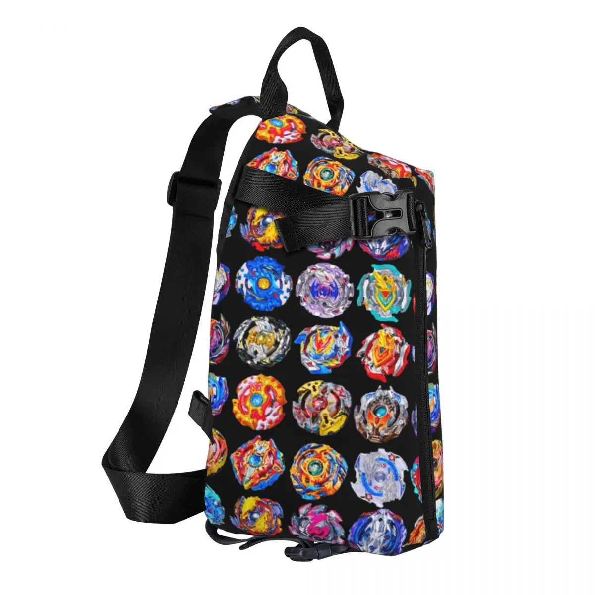 Beyblade Burst Chest Bag Men Sling Crossbody Backpack Chest Bag Traveling Hiking Daypack Shoulder Bag