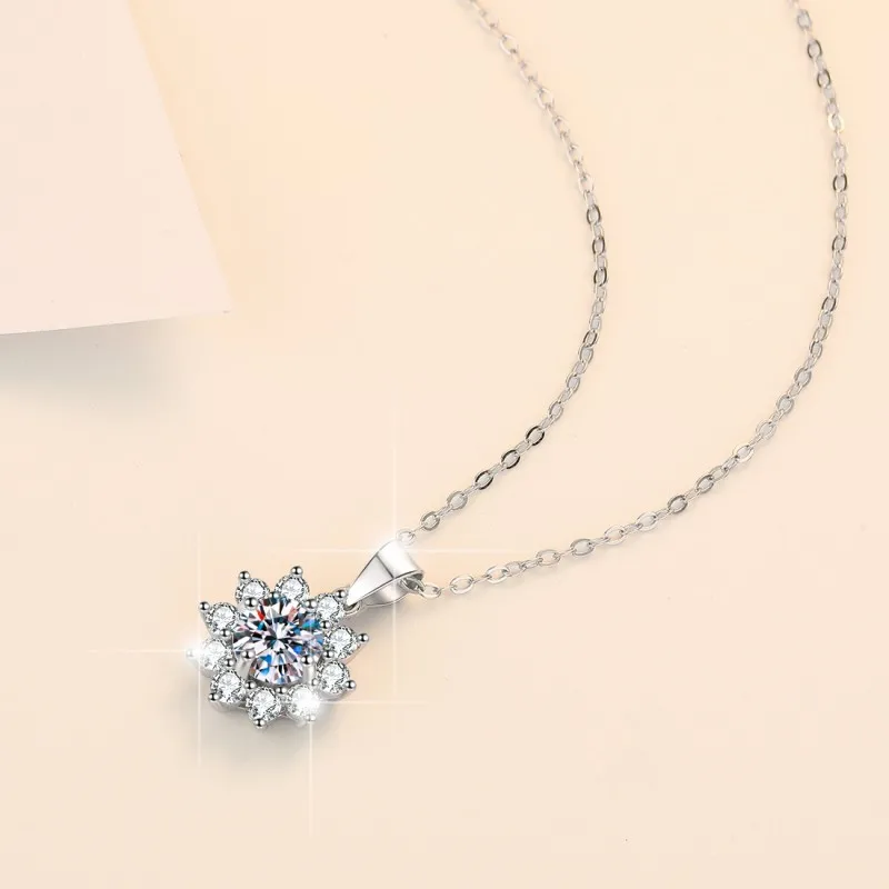 Women's 925 Sterling Silver Necklace Earring Ring Chain Set