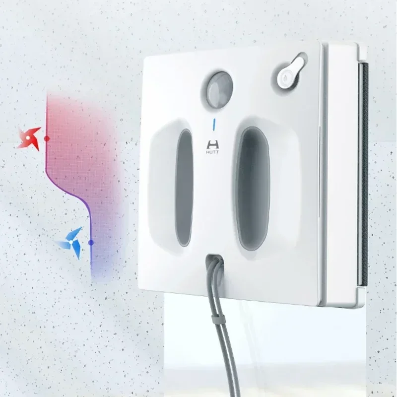 HUTT W66 เครื่องทําความสะอาดหน้าต่าง หุ่นยนต์ทําความสะอาดหน้าต่างสเปรย์น้ําอัตโนมัติ เครื่องทําความสะอาดกระจกเปียกและแห้งความถี่อัจฉริยะ