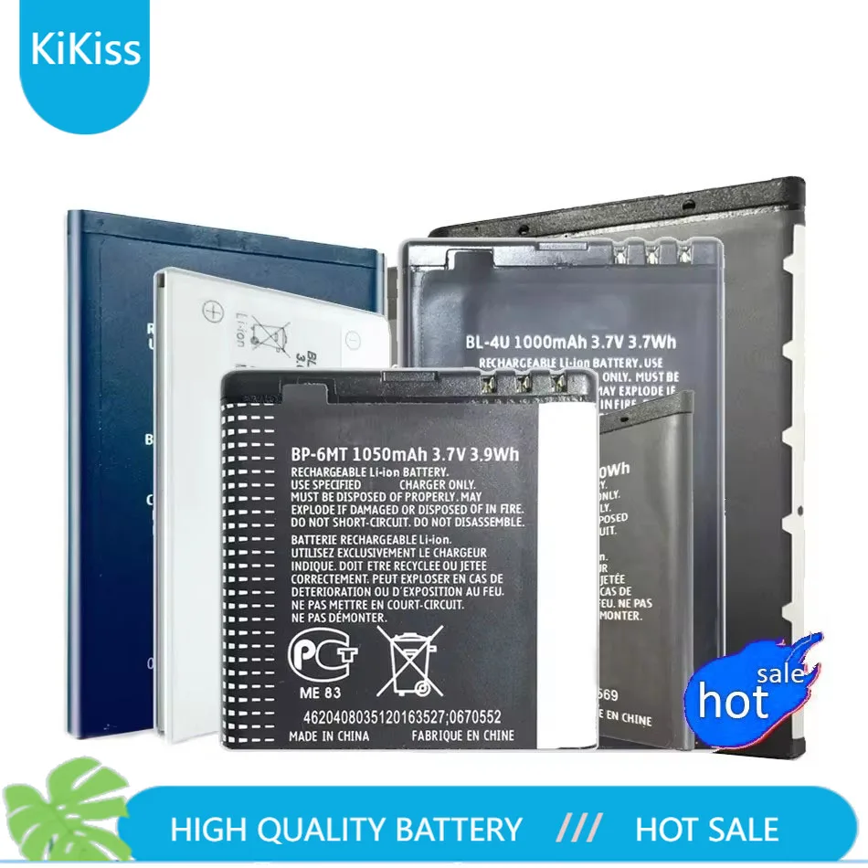 

Аккумулятор BL 4B/5C/5CA/5CT BLC-2 BP 5M/6X HE316 HE328 HE347 HE354 для Nokia 6 7 8 9 2505 N71 1200 6730 3410 2100 5700 8800