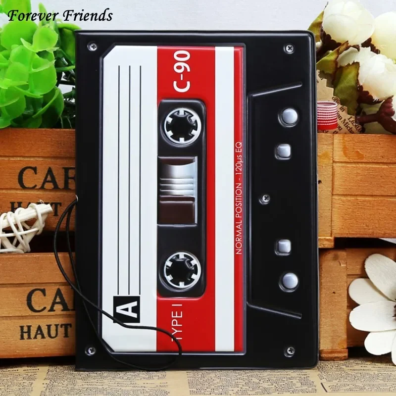 

ForeverFriends PU&PVC Passport Holder Cover ID Credit Card Cover Bags Folder for Travel - tape pattern