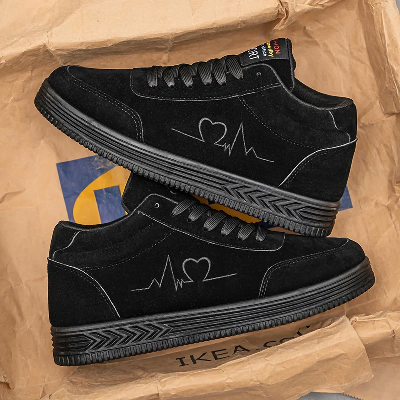 Couple Sneakers Men Women Lover Flat Casual Outdoor Trendy Walking Shoes Lace-up Comfortable Wear-resisting Skate Shoes for Men - Image 3