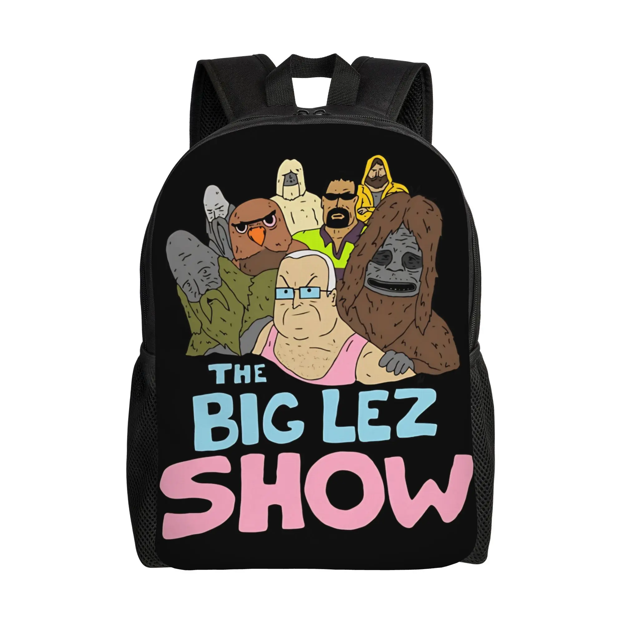 

Рюкзак The Big Lez Show для мужчин, женщин, подростков, школьников, деловых людей, холщовые сумки для колледжа, спортивные сумки