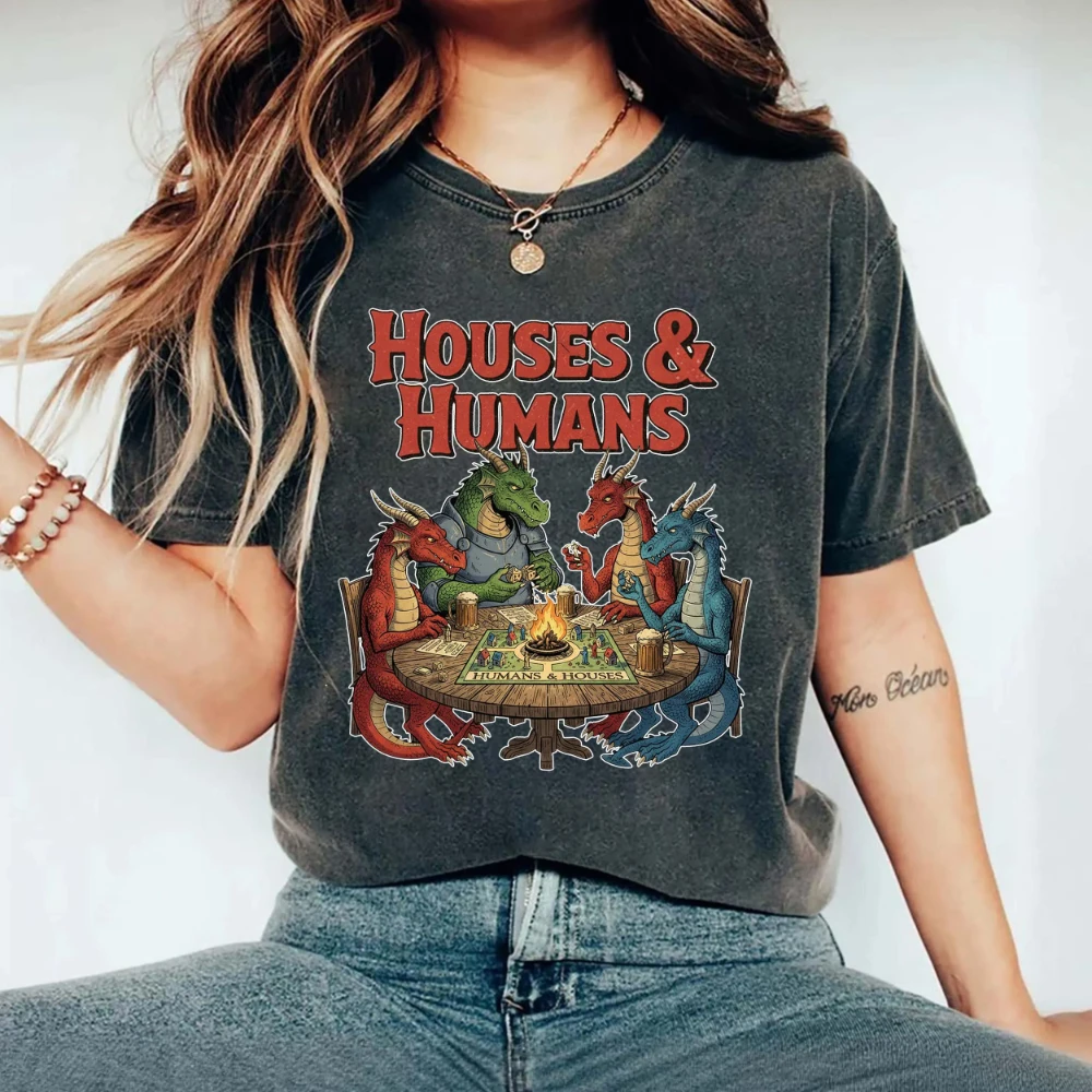 Dungeons and Dragons T-Shirt Vintage 90s D&D Joke Bella Canvas Clothing Graphic Short Sleeve Shirt Unisex Men Women All-Season
