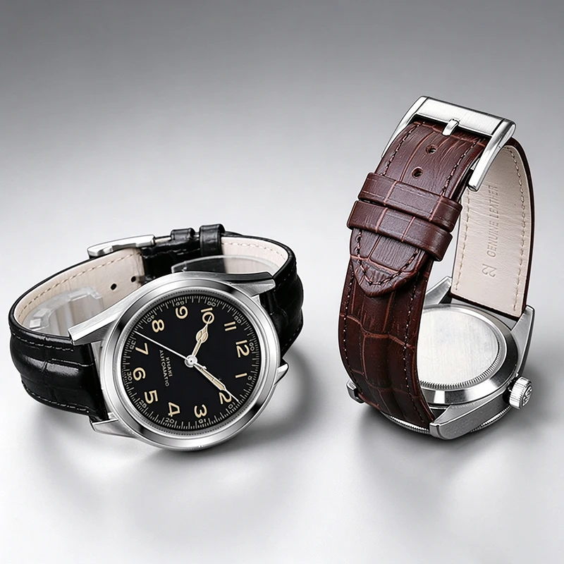 20mm 22mm Genuine Leather Watchband for Hamilton Jazzmaster H70605731 H70405710 H32705521 Cowhide Watch Strap Men Wristband