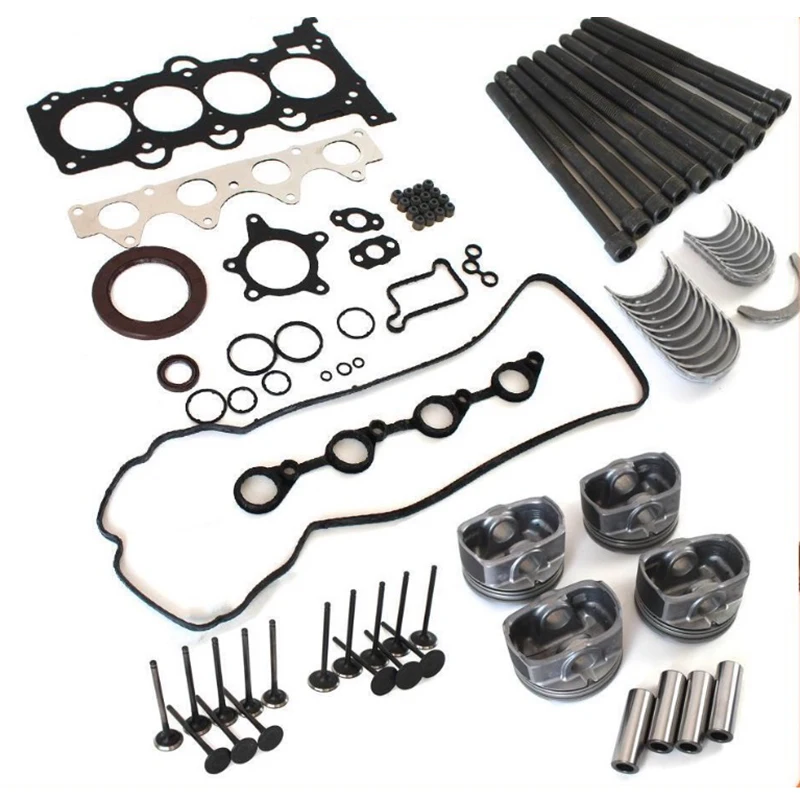 G4FD Engine Overhaul Rebuild Kit For Hyundai Kia Accent Rio 1.6L DOHC 2012-2016 20910-2BB03 21020-2B100 21030-2B000 23410-2B600