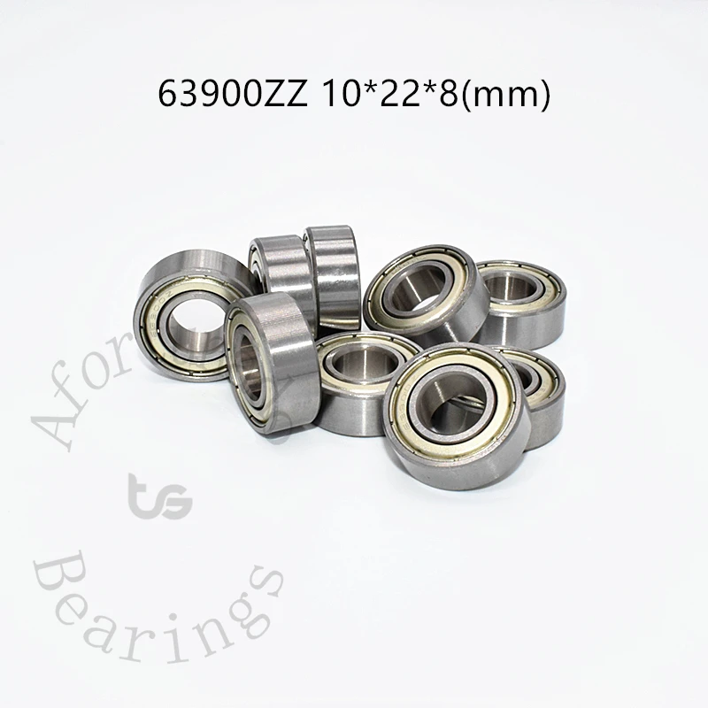 

Bearings 9pcs 63900ZZ 10*22*8(mm) Metal Sealed free shipping chrome steel parts Bearings Transmission accessories