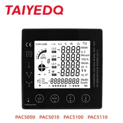 Multi-funzione di Pannello di Alimentazione 3 Fase Smart Contatore di Energia 96*96 millimetri RS485 Modbus RTU 4 Filo Tester di Pannello