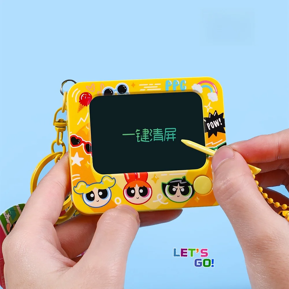 Genuine Powerpuff Mini Drawing Tablet Bag Accessory Reusable LCD Writing Pad with Stylus for Notes Doodle Travel and Daily Gifts view 5