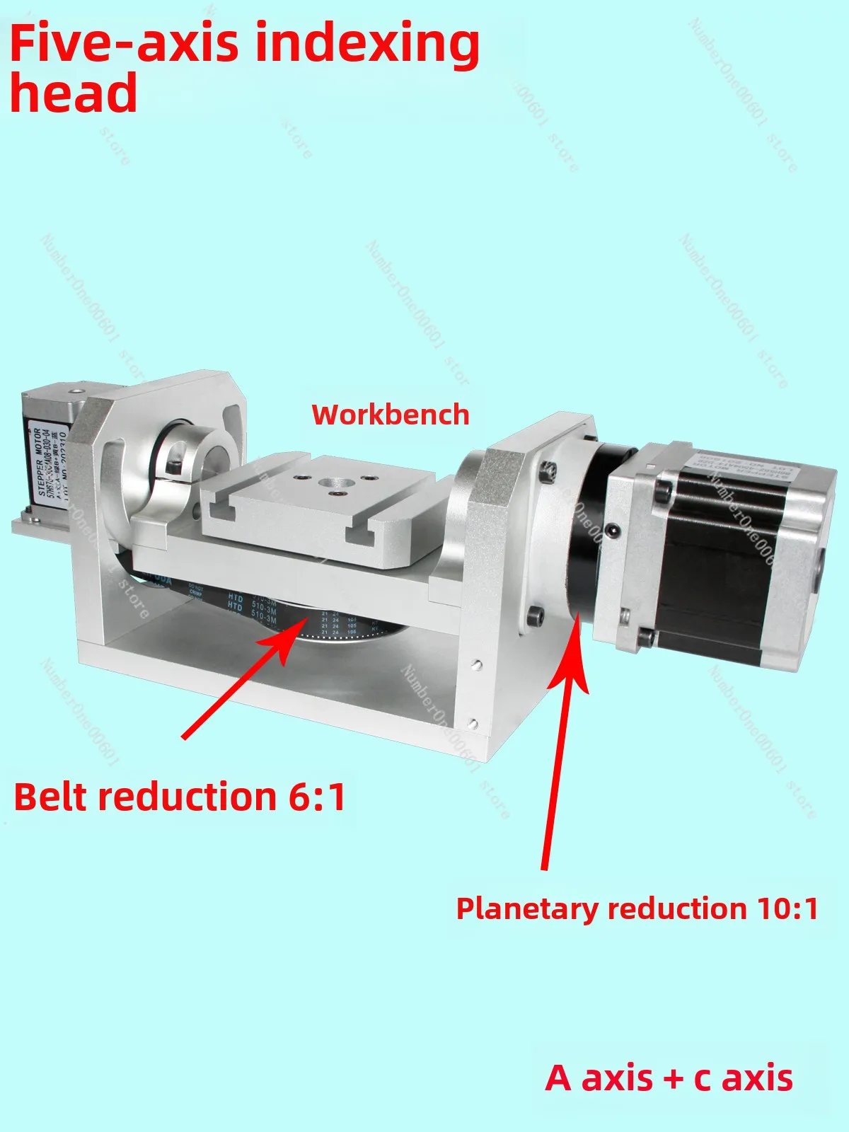 CNC Dividing Head, A-axis Rotation, Fourth Axis, Fifth Axis, AC Axis, BC Axis