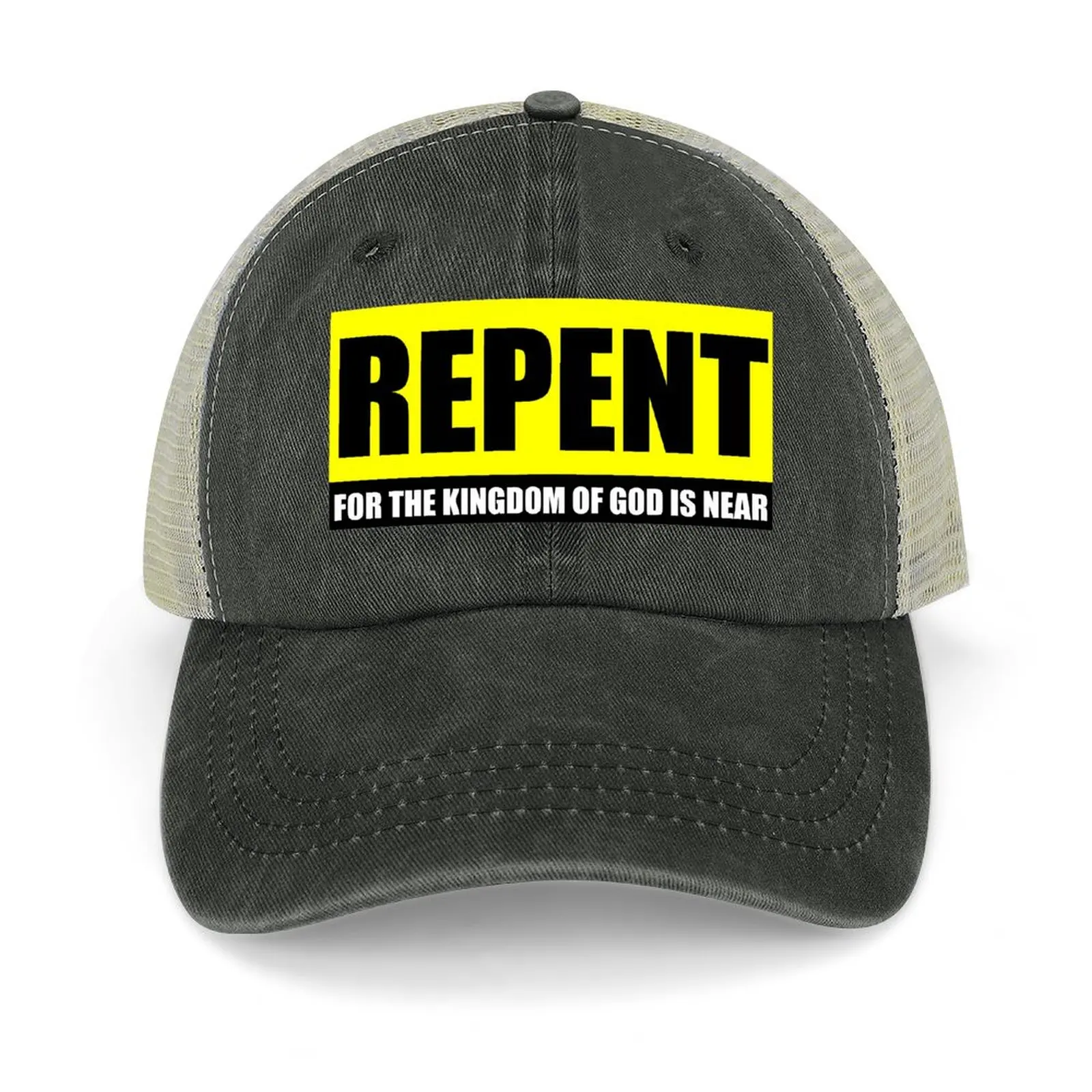 

REPENT FOR THE KINGDOM OF GOD IS NEAR Baseball Cap Rave New In The Hat Horse Hat Hood For Men Women's