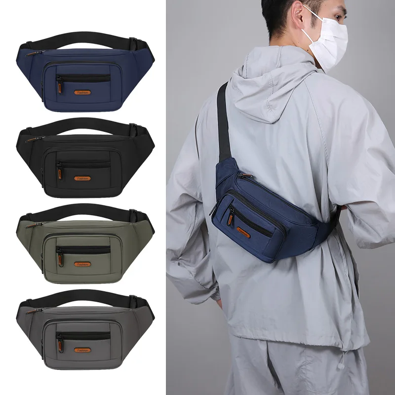 

Мужская ультратонкая легкая спортивная поясная сумка с защитой от краж для бега на открытом воздухе и путешествий, компактная поясная сумка для телефона