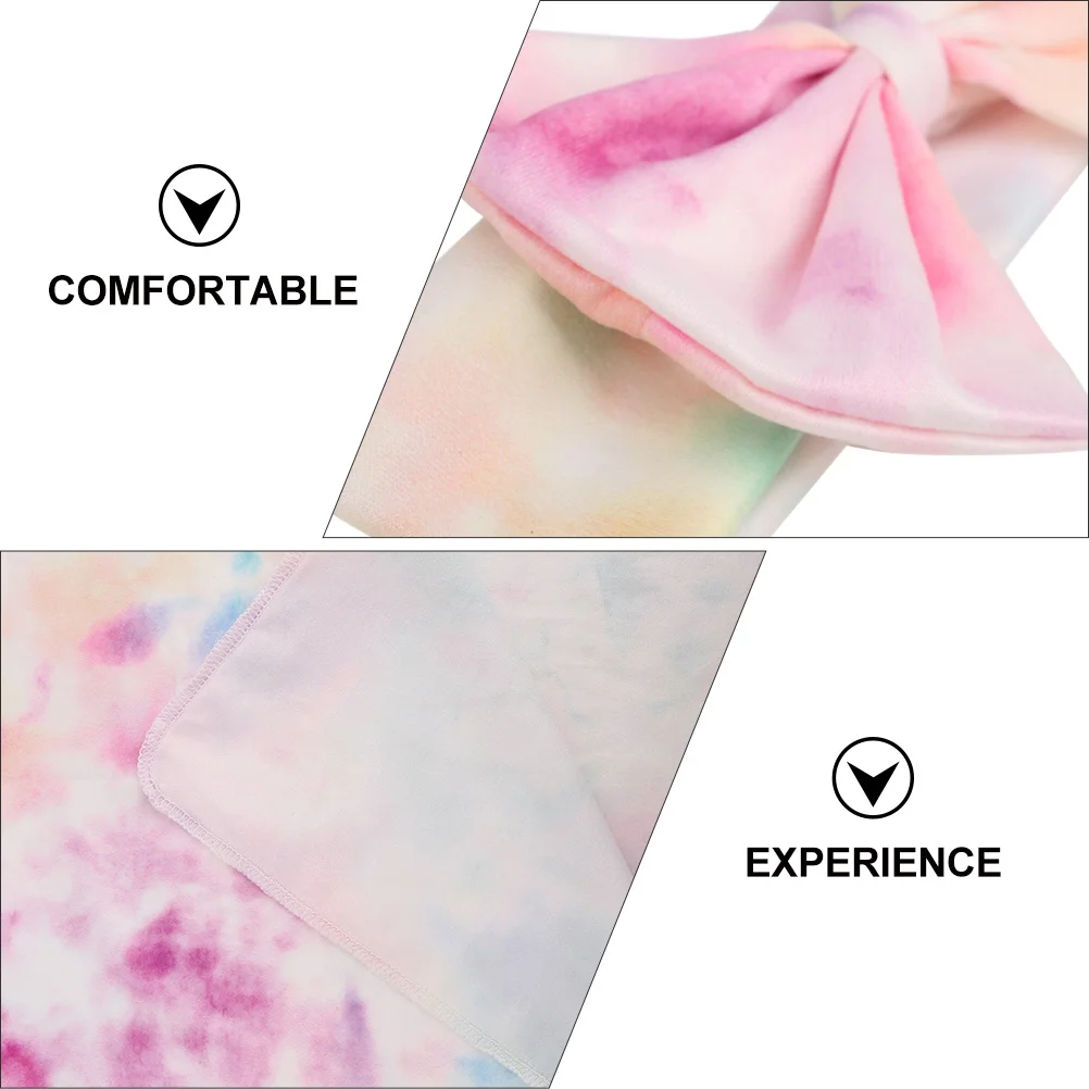 مجموعة واحدة من لفافة طباعة الأطفال مع عصابة رأس، تصميم رائع، مقاس مناسب، إكسسوار ملابس ممتاز لحديثي الولادة، ناعم ومريح #5