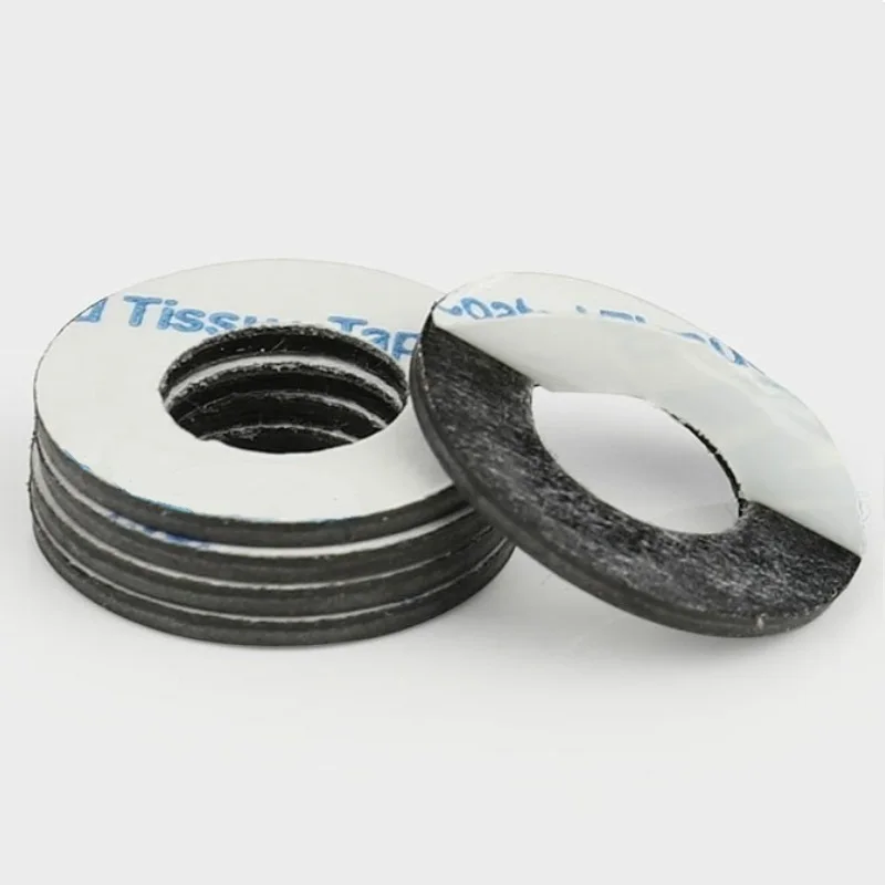 Weiyi M2 M2.5 M3-M12 Hartplastik-PVC-Scheibe, schwarz, einseitig klebend, runde flache Unterlegscheibe, Isolierring, Distanzscheibe, flache Unterlegscheibe – Detail 3