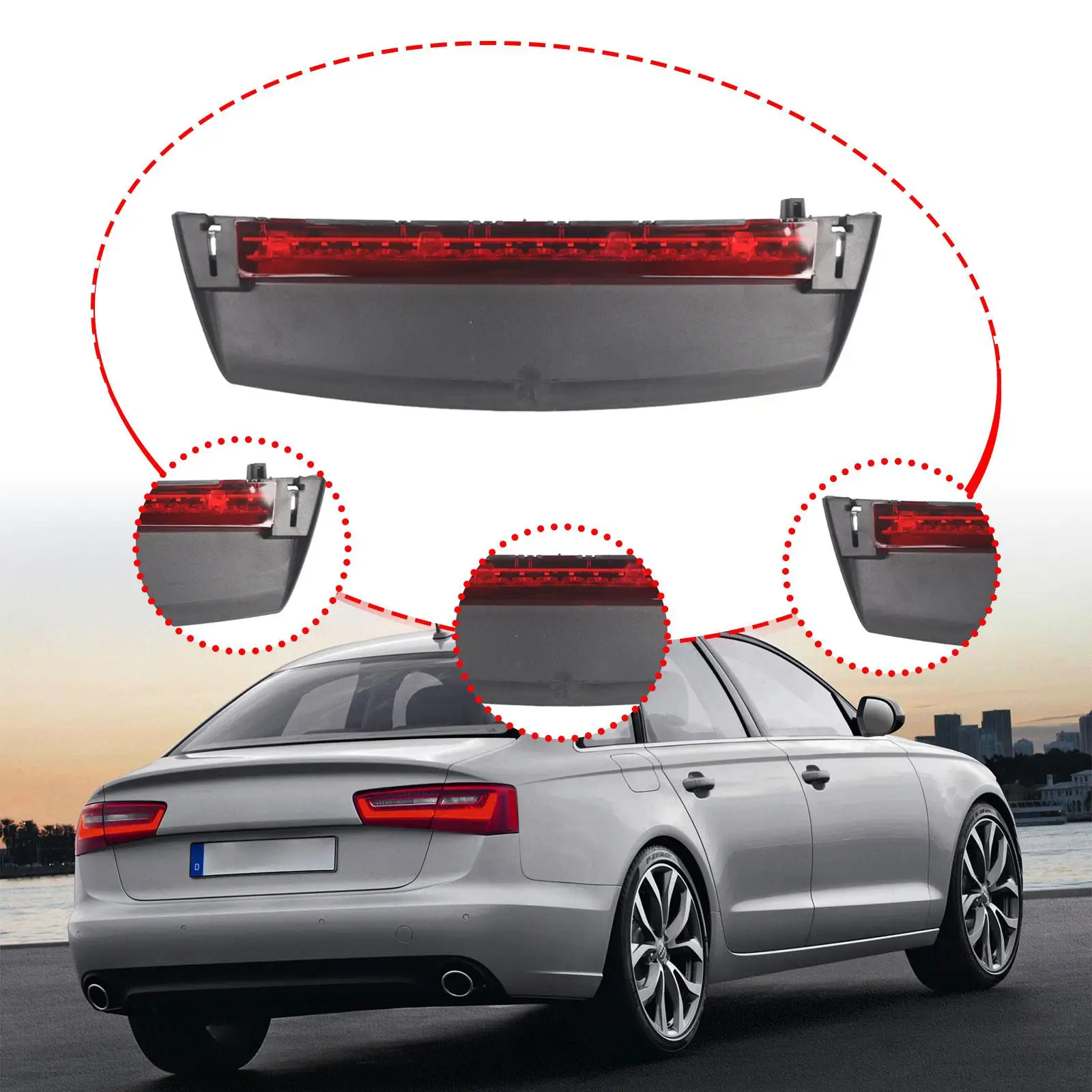 

3rd Third Stop Brake Light Lamp 4GD945097 Replace Parts for Audi A3 A6