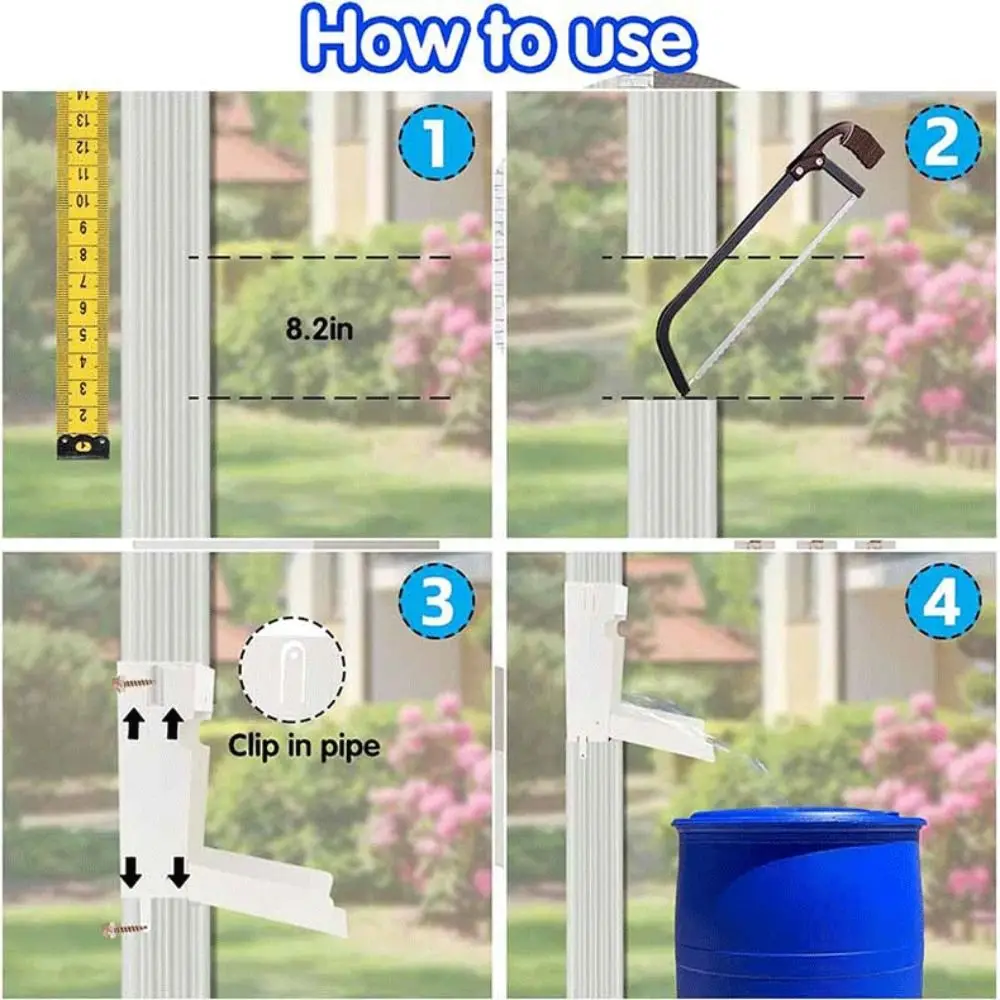 

Metal Rainwater Collection Diverter Diverter Environmentally Friendly Rainwater Harvesting System Colander System Catching