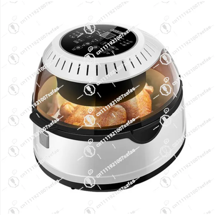 Kitchen 13L Non-stick Multifunctional Electric Smart Oil-free Commercial Round Oven Air Fryer Digital