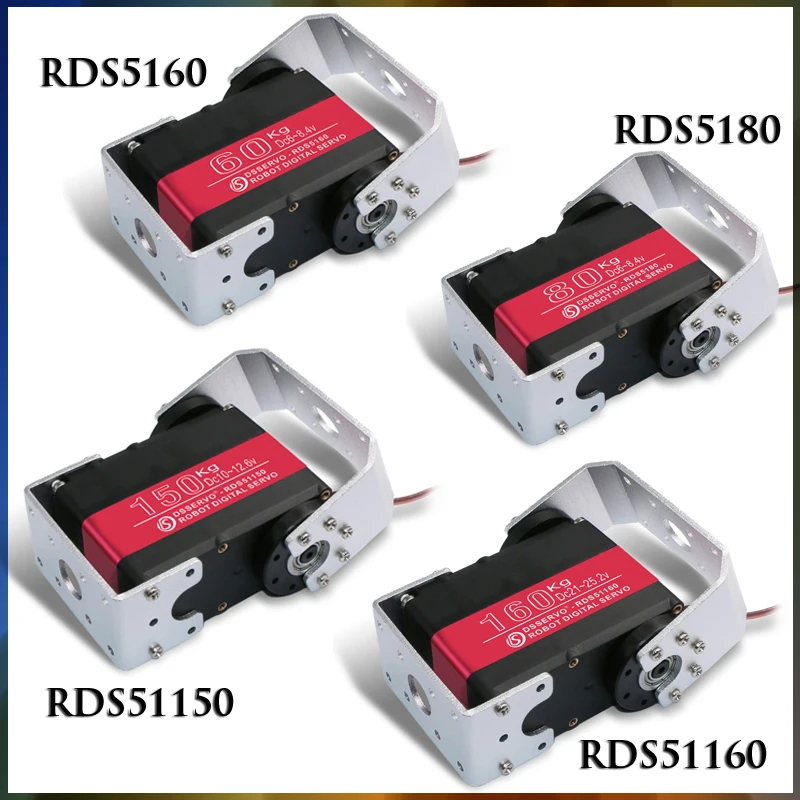 servo-digitale-rds5160-60kg-rds5180-80kg-rds51150-150kg-rds51160-160kg-servo-robot-ad-alta-coppia-per-robot-fai-da-te-arduino-rc-car-servo