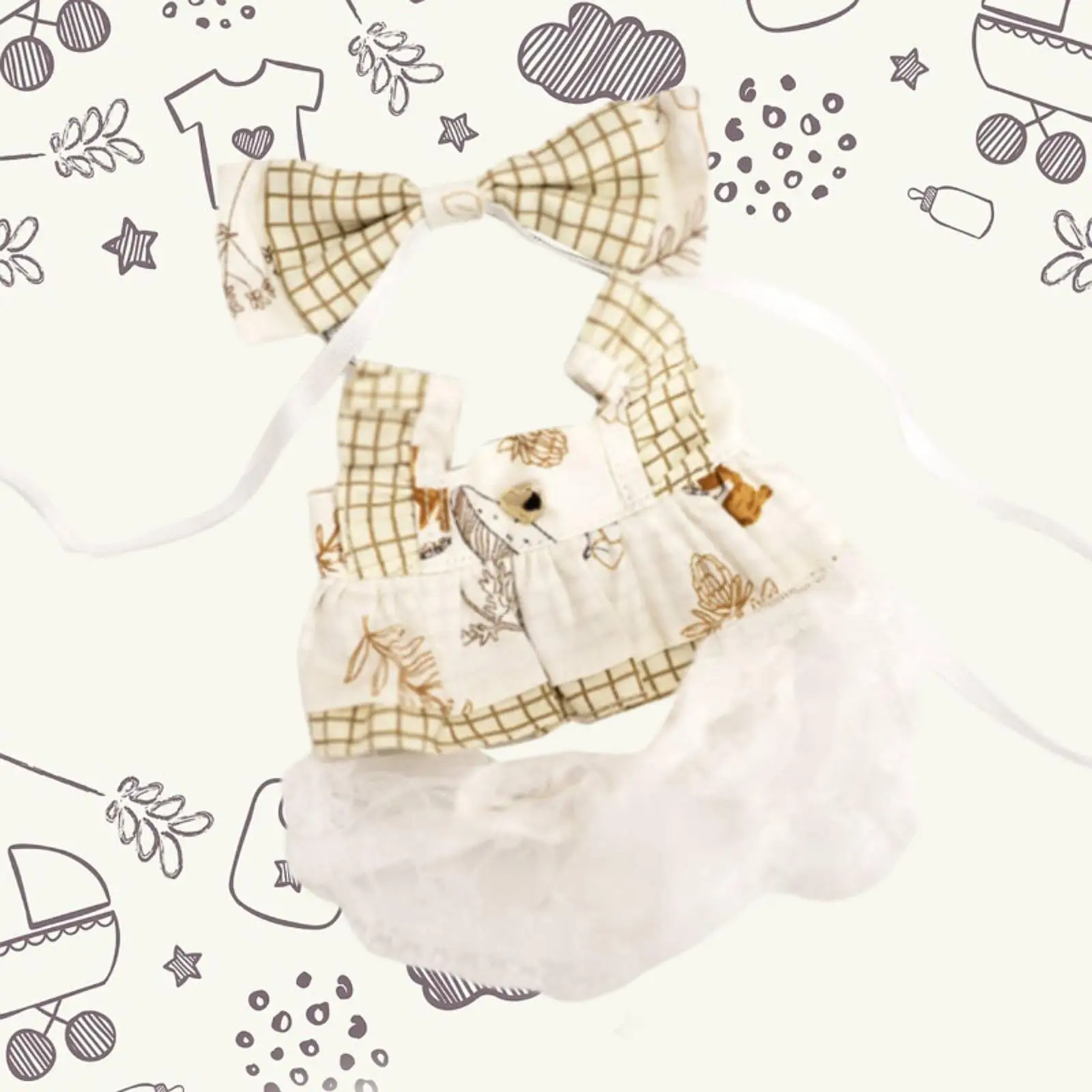 Tenue de poupée de 20cm pour filles, accessoires de robe pour cadeau d'enfants, accessoires Photo pour poupées