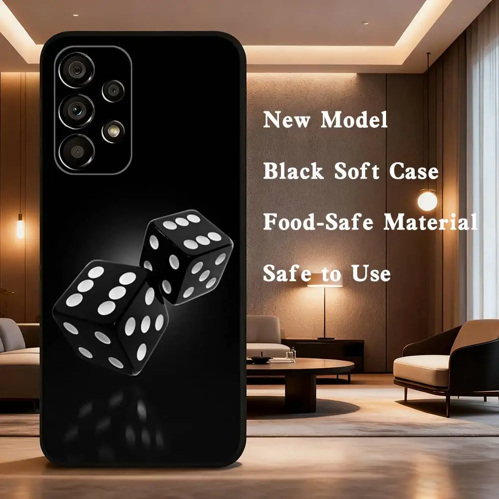 RICCU حافظة لهاتف سامسونج جالاكسي A73,31,32,72,41,53,52,71,22,5G,Note,J7,8,9 غطاء أسود ناعم #3