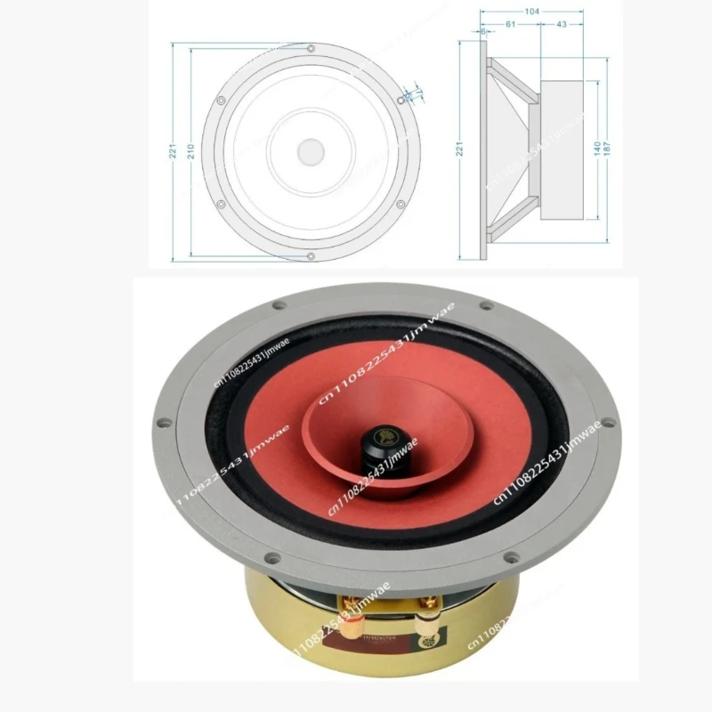 2025 High Quality Crystal 8 Full Range Speaker 8 Inch Unit