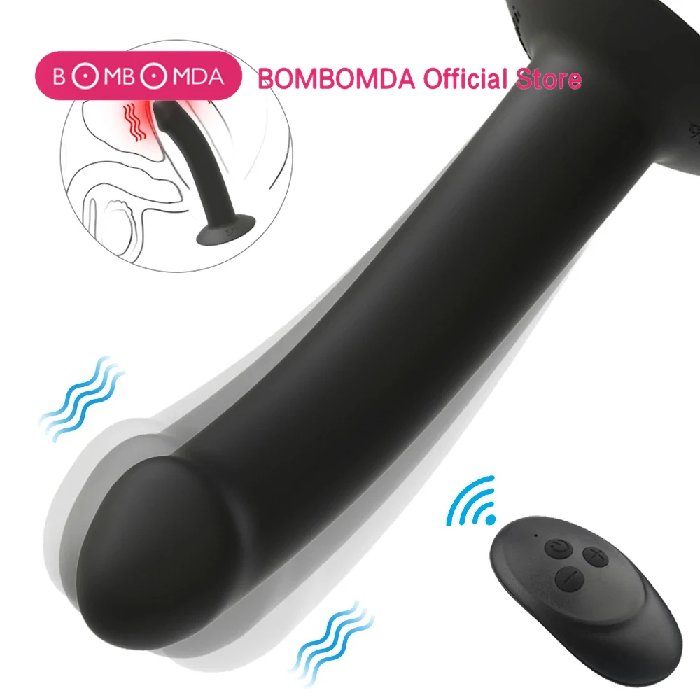 Anal Plug Prostate Massager Sex Products Wireless Remote Vaginal Stimulator With Sucker Silicone Dildo Sex Toys for Man Woman