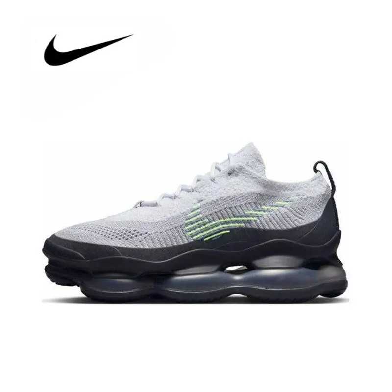 New Nike Air Max Scorpion Women and Men Green White Fashionable Trend Breathable Leisure Anti-slip Shock-Absorbant Running Shoes