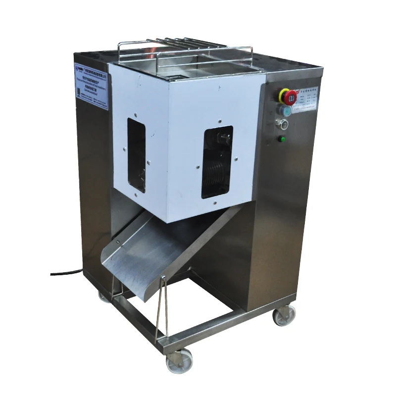 Commercial Meat Processing Electric Fully Automatic Fresh Meat Slicer, Multifunctional Dicer