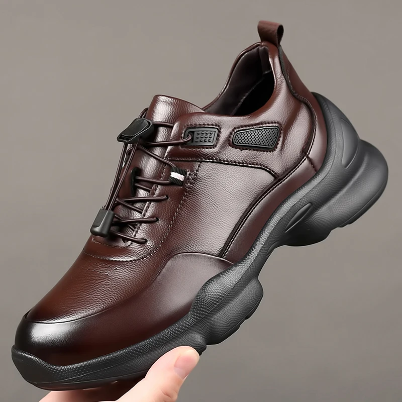 

Men Casual Shoes PU Flat Bottom Comfortable Classic Daily Men Shoes
