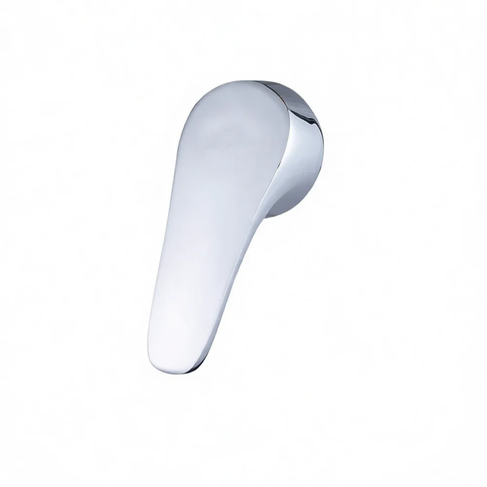 Basin Sink Faucet Handle Replacement Zinc Alloy Mixer Tap Lever Repair Accessory Durable Electroplated Modern Part